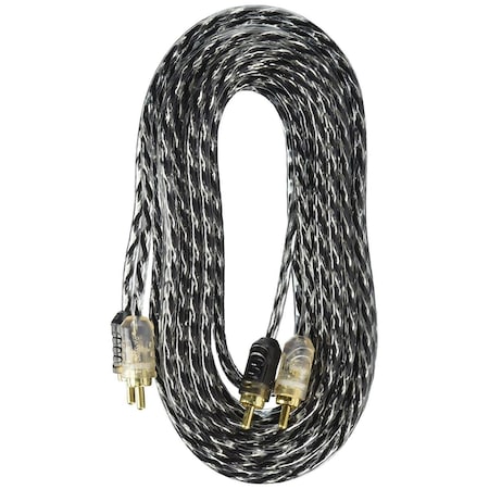 Five Meters Long Twisted Pair RCA Twin Cable